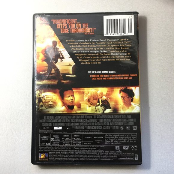 𝐃𝐞𝐧𝐳𝐞𝐥 𝐖𝐚𝐬𝐡𝐢𝐧𝐠𝐭𝐨𝐧 DVD Bundle 𝐌𝐀𝐍 𝐎𝐍 𝐅𝐈𝐑𝐄 & 𝐅𝐋𝐈𝐆𝐇𝐓 - Picture 4 of 10